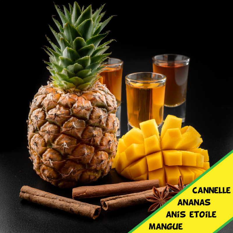 Cannelle - Anis Étoilé - Ananas Victoria - Mangue